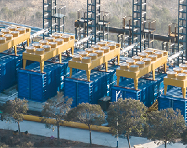 河南平頂山瓦斯發(fā)電項目（5臺1200KW發(fā)電機）